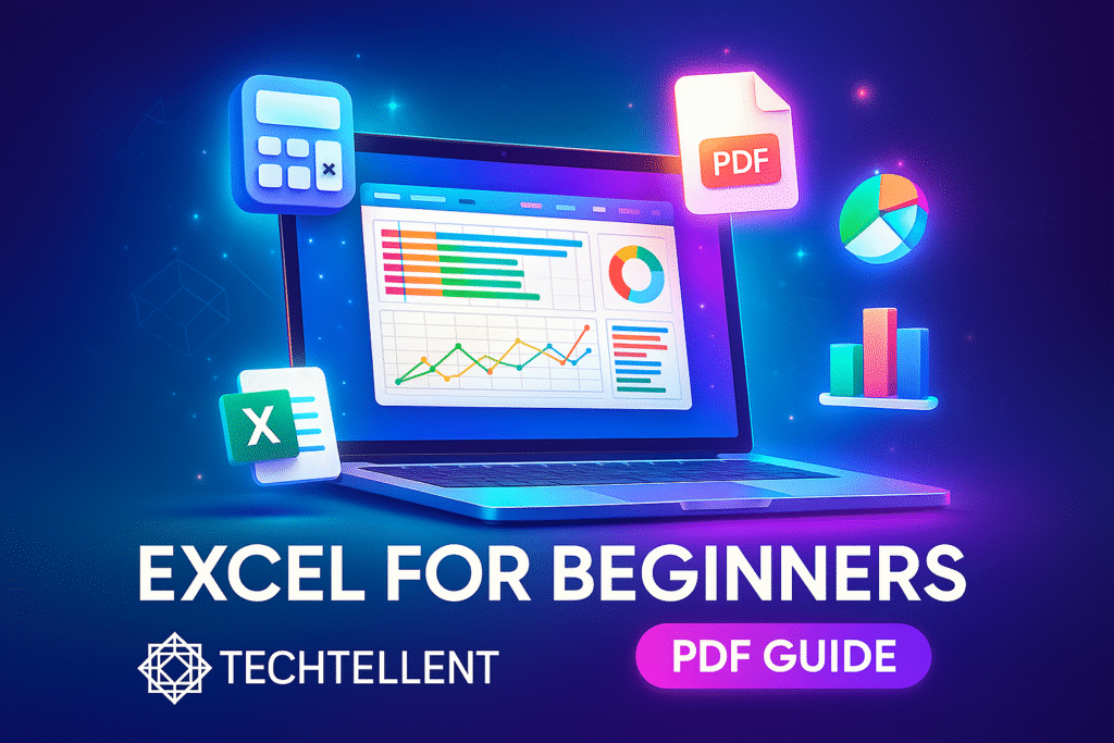 Excel for Beginners PDF download with step-by-step tutorials and examples