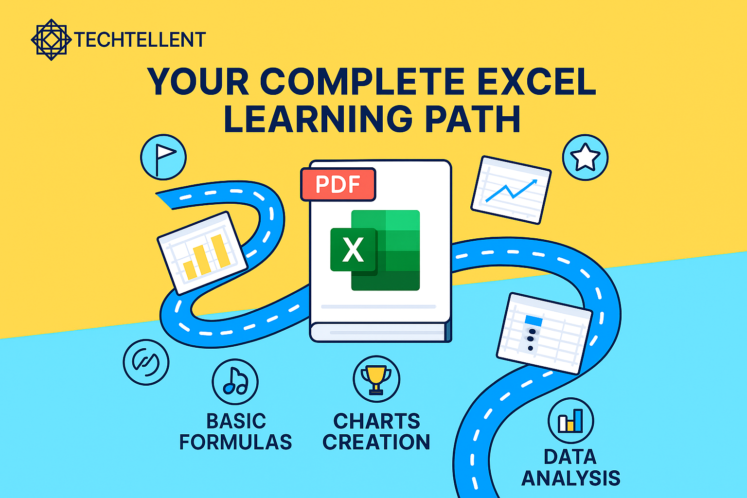 Excel for Beginners PDF download with step-by-step tutorials and examples