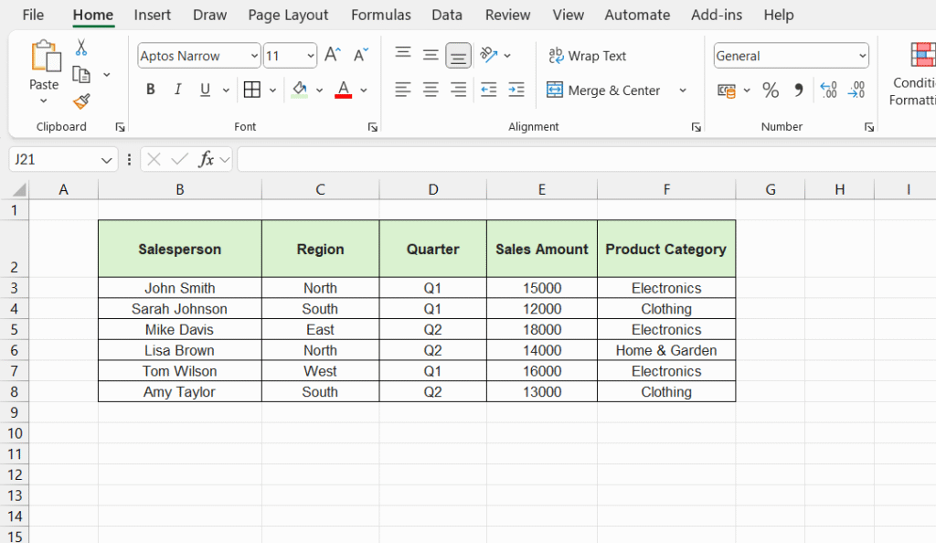 AVERAGEIFS function in Excel formula with examples
