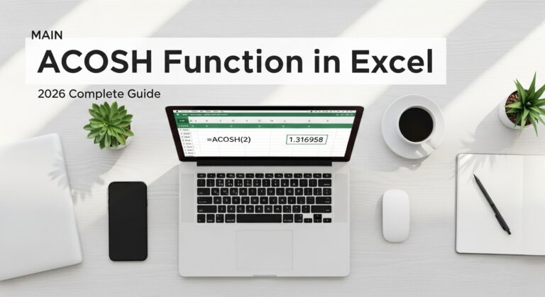 Powerful examples of ACOSH function in Excel with syntax and uses