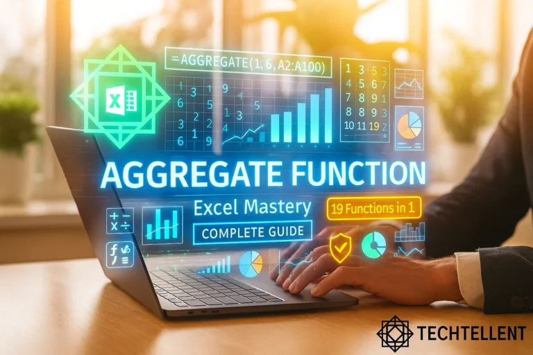 How AGGREGATE function in Excel handles errors and hidden rows