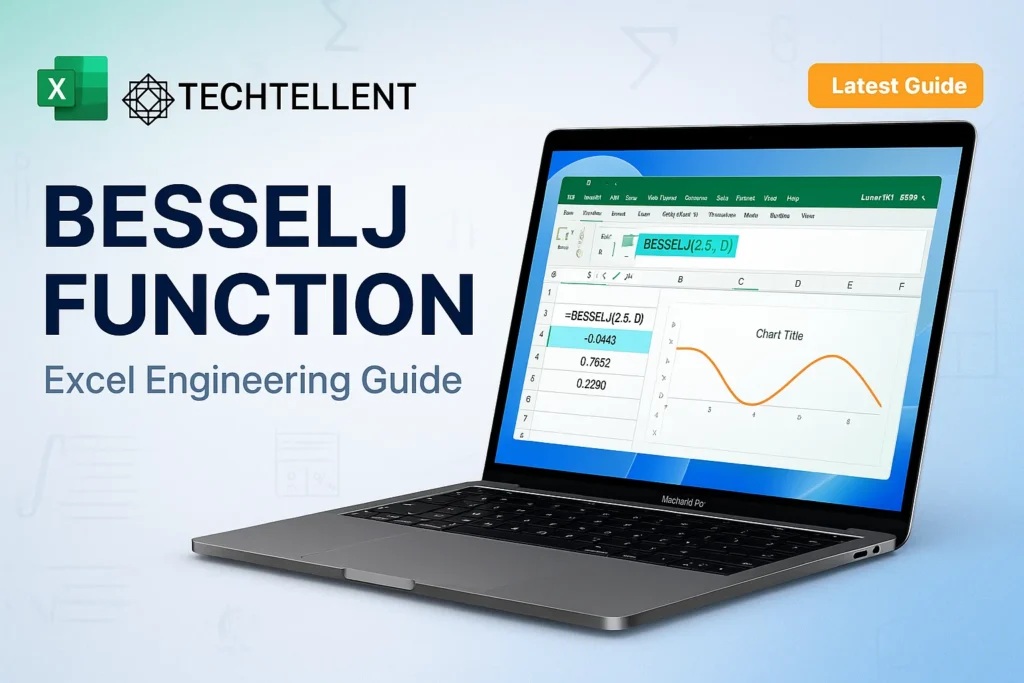 BESSELJ function in Excel with formula and example