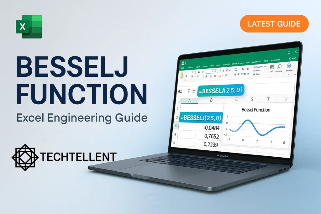 BESSELJ function in Excel with formula and example