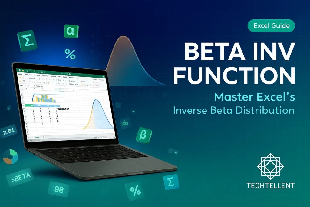 BETA INV Excel function formula and example guide